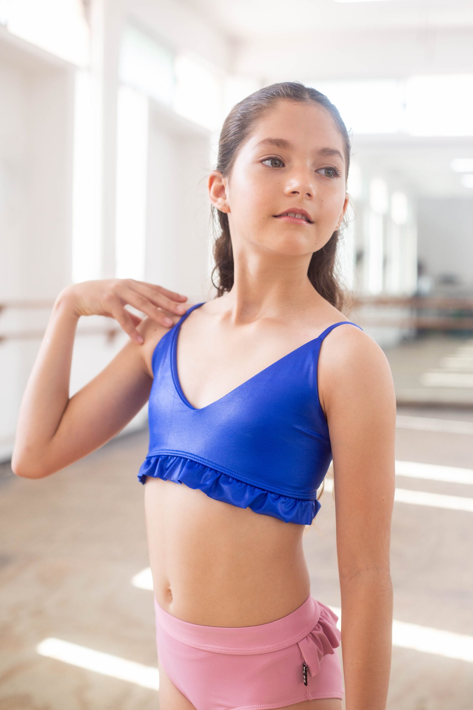 HEARTBEAT Mini — Top Escote en V con Holán