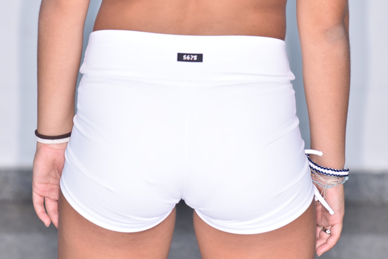 STEP Mini — Short Cintura Alta con Cintas - Imagen 8