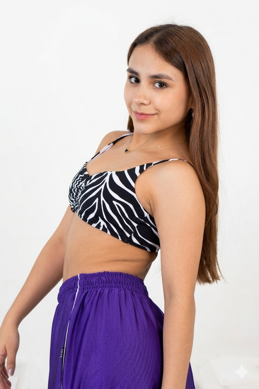 AURA — Bralette con Frunce Central - Imagen 9